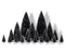 Lemax - 21 pc assorted pine trees