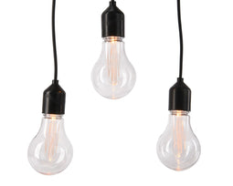 KSD - Partylight big bulb start buit 950 cm 20L zwart/klassiek warm