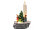 HIT - Kaars met kerstfiguren 15cm LED 2xAAA