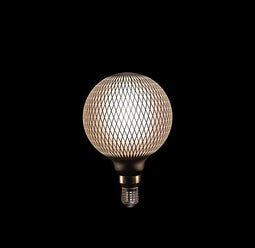 Anna's Collection - LED LAMP RASTER ZWART 220X280MM 5W/E27 DIMBAAR