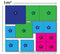 Vierkante Meter Borders - 1m2 In purper en rood 1c
