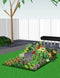 Vierkante Meter Borders - 1m2 Groentetuintje in de zon 3c