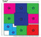 Vierkante Meter Borders - 1m2 Karmijnroze en wit 2c