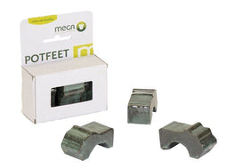 MCollections - Glazed Potfeet Moss Green Box of 3PCS