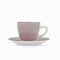 Set van Kopje met Schotel Quid Vita Morning Roze Keramisch (4 Onderdelen) (6 Stuks)