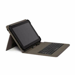 Tablet en toetsenbord Case Nilox NXFU004 10.5" Bruin
