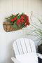 Nature - Hanging basket smeedijzer zwart H16,5x61x16cm
