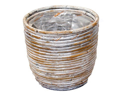 Van der Leeden - Pot streep ww d18h16 cm