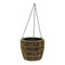 Merkloos - Hangpot polyrotan dia. 26 x 22 cm
