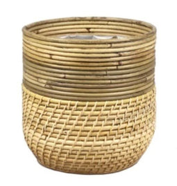 Van der Leeden - Pot streep lombok d21h20cm
