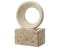 KSD - Standbeeld Fibre Clay Circle Gebroken Wit