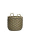 Merkloos - Duncan Planter L Wicker Bucket Bruin