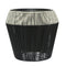 Merkloos - Ruby Planter M Wicker Tapered Tall Zwart