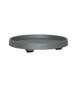 Artevasi - Schotel Met Wieltjes 35Cm Antraciet