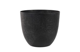 Artstone - Bloempot Bola zwart D38 H33