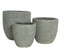 KSD - Fender Planter set van 3 Fibre Clay Grijs
