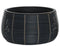 Decoris - Pot polyrattan d48 h24 cm grijs
