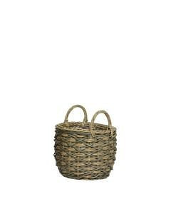 Merkloos - Duncan Planter S Wicker Bucket Bruin