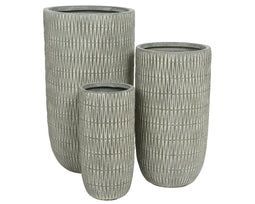 KSD - James Planter High set van 3 Fibre Clay Grijs