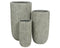 KSD - James Planter High set van 3 Fibre Clay Grijs