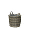 Merkloos - Camille Planter M Wicker Grijs