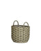 Merkloos - Duncan Planter M Wicker Bucket Grijs