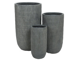 KSD - James Planter High set van 3 Fibre Clay Antraciet