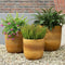 KSD - Collin Planter set van 3 Terracotta Cilinder Honing