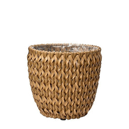 Decoris - Eric planter wicker dia28.00x28.00cm naturel