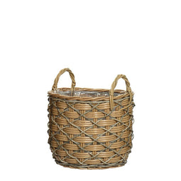Decoris - Duncan planter wicker dia39.00x42.00cm naturel