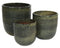 KSD - Collin Planter set van 3 Terracotta Cilinder Zwart