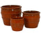 KSD - Lucia Planter set van 3 Terracotta Rood