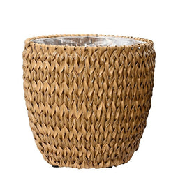 Decoris - Eric planter wicker dia37.00x37.00cm naturel
