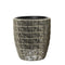 Decoris - Kate planter wicker dia38.00x42.00cm licht grijs