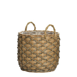 Decoris - Duncan planter wicker dia46.00x48.00cm naturel