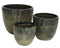 KSD - Maxime Planter set van 3 Terracotta Tapered Zwart