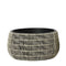 Decoris - Kate planter wicker dia48.00x24.00cm licht grijs