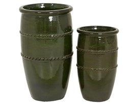 KSD - Lucia Planter set van 2 Terracotta Pot Groen