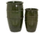 KSD - Lucia Planter set van 2 Terracotta Pot Groen