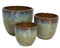 KSD - Maxime Planter set van 3 Terracotta Tapered Groen