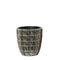 Decoris - Kate planter wicker dia28.00x30.00cm licht grijs