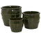 KSD - Lucia Planter set van 3 Terracotta Groen