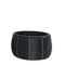 Decoris - Jolie planter wicker dia36.00x20.00cm antraciet