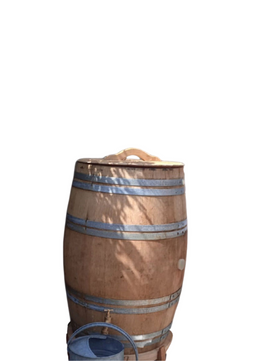Warentuin Collection - Eikenhouten regenton 200 Liter met accessoires