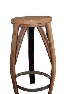 Warentuin Collection - Houten kruk regenton