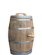 Warentuin Collection - Regenton 225 Liter met los deksel, kraan en zinken overloop