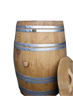 Warentuin Collection - Regenton 200 Liter met los deksel en handvat