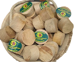 Warentuin Collection - Houten stoppen 10 stuks voor de regenton