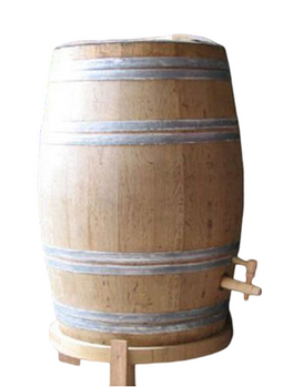 Warentuin Collection - Regenton 200 Liter los deksel, kraantje en onderzetter