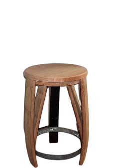 Warentuin Collection - Houten krukje laag regenton